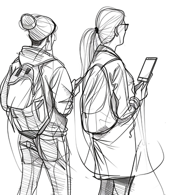 Students illustration